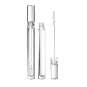 133A# 2ML-2.5ML Mini compact-Plastic lip gloss tube-Solid thick-walled Cap