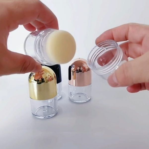 035#- Powder puff -powder disperser jar - 图片 13