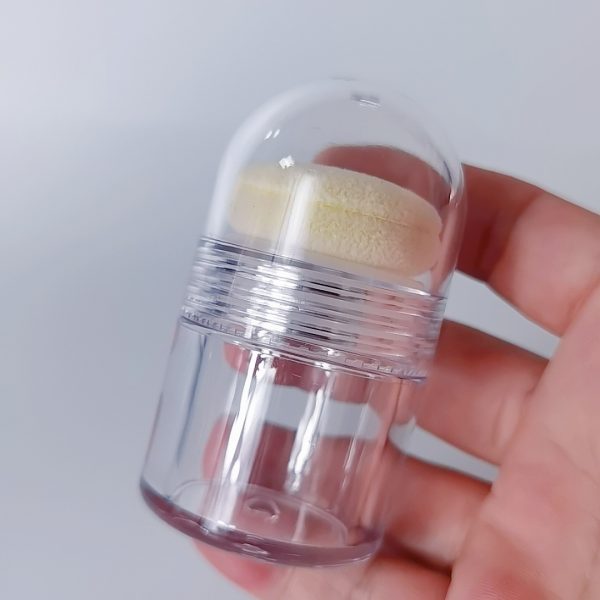 035#- Powder puff -powder disperser jar - 图片 8