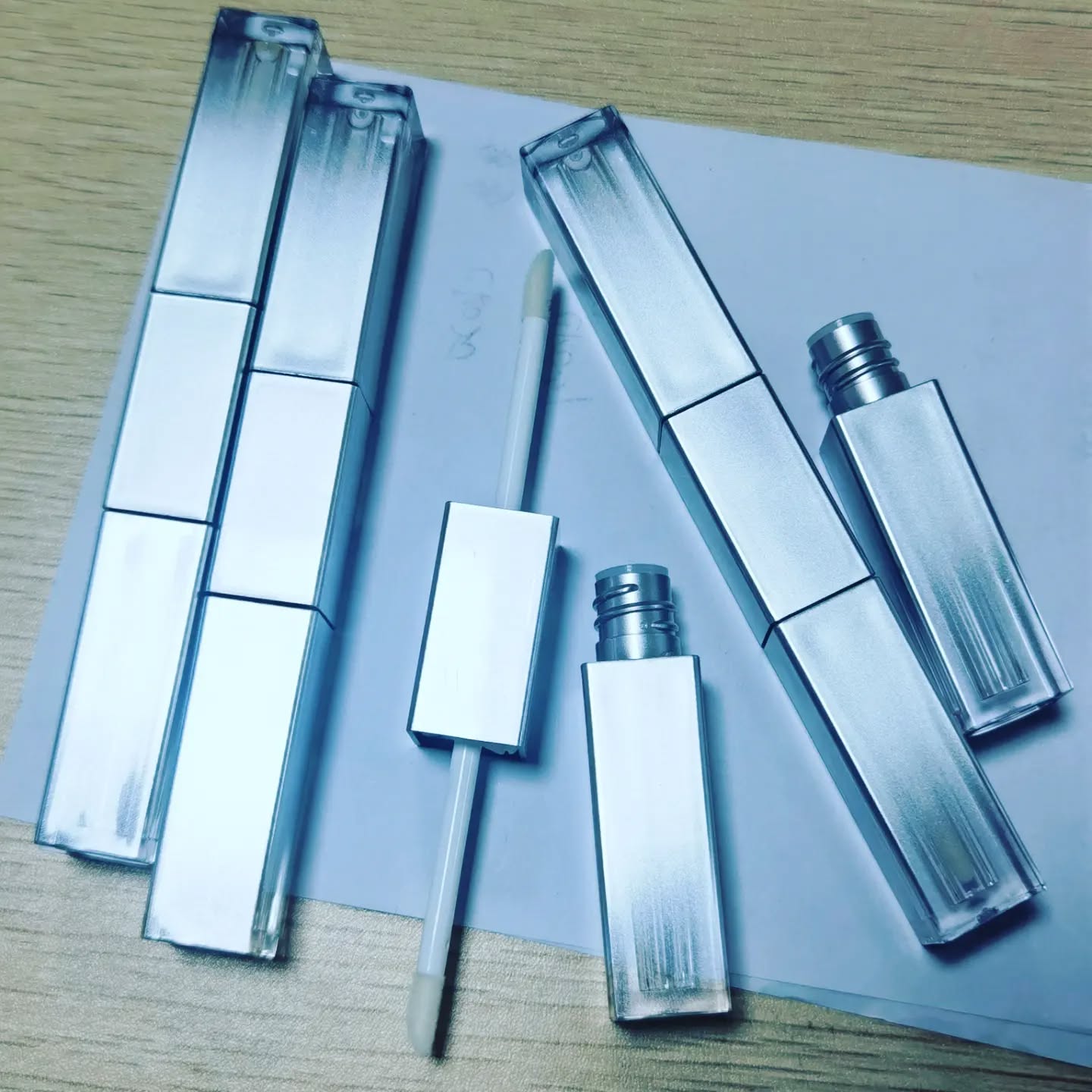 040# 2ML*2 Plastic square double-ended lip glaze tube - lip gloss tube - 图片 12