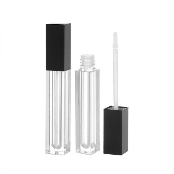 027B# 5g-Plastic Square lip gloss tube-Arc-shaped bottom - 图片 9