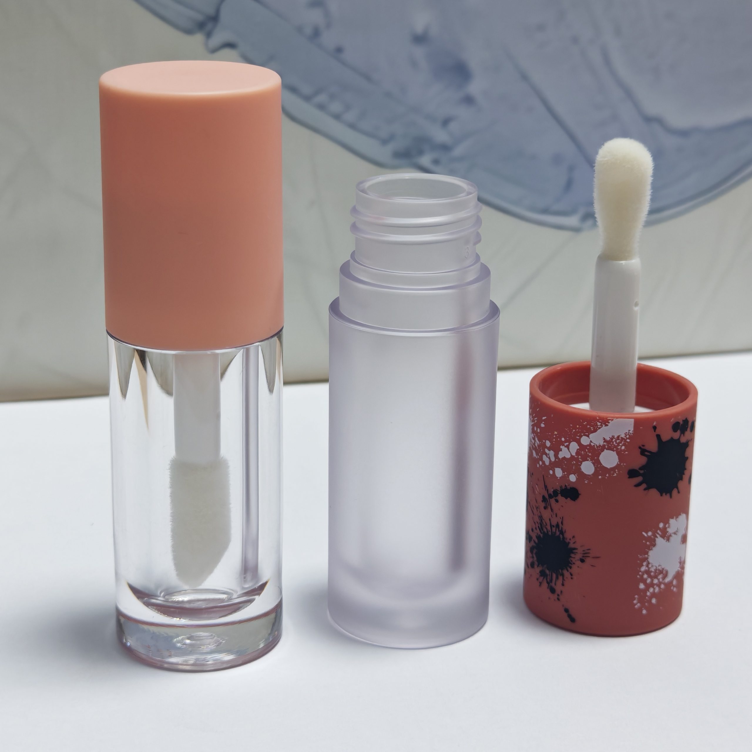 062# 5ml-6ml-Plastic lip gloss tube-A short and plump bottle - 图片 16