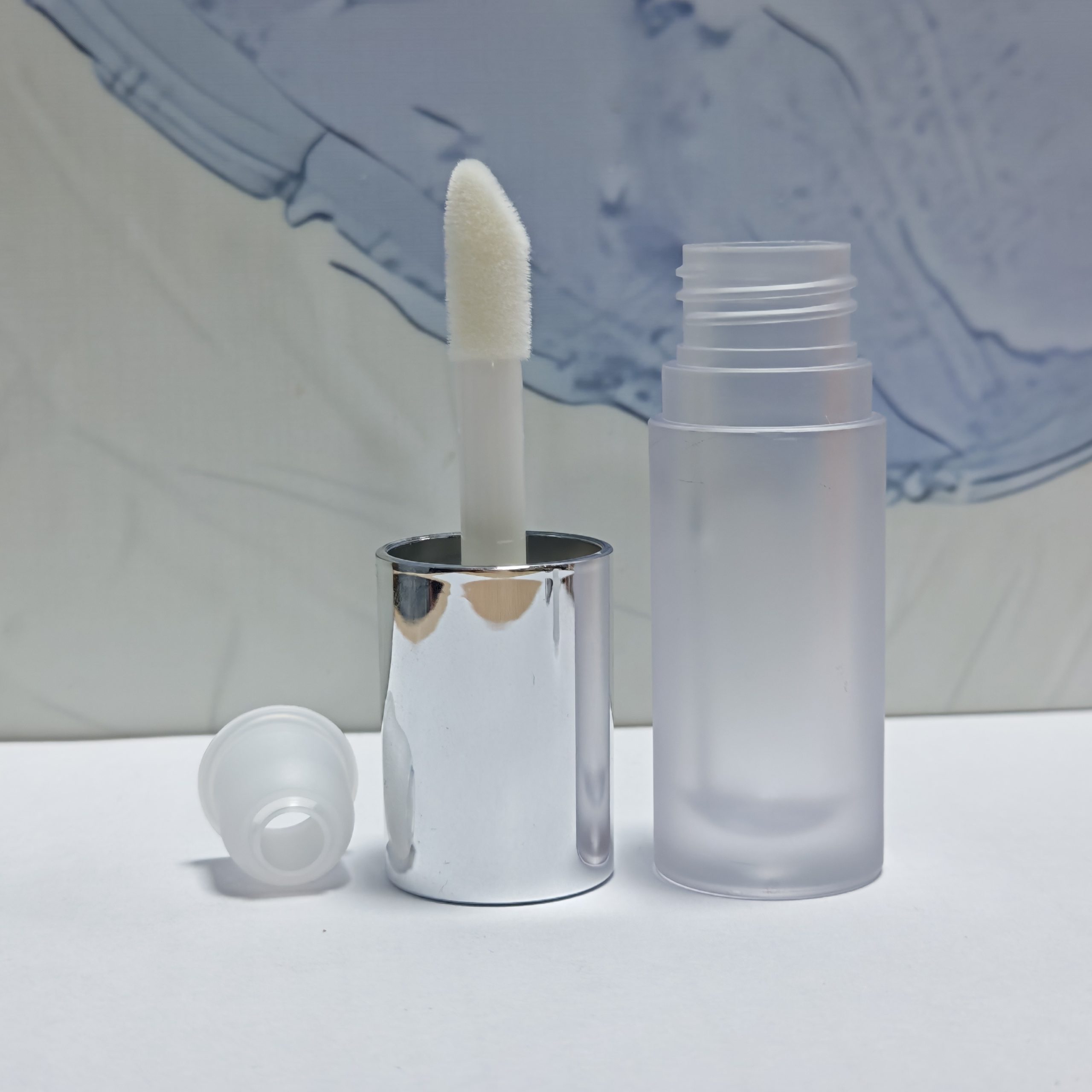 062# 5ml-6ml-Plastic lip gloss tube-A short and plump bottle - 图片 8