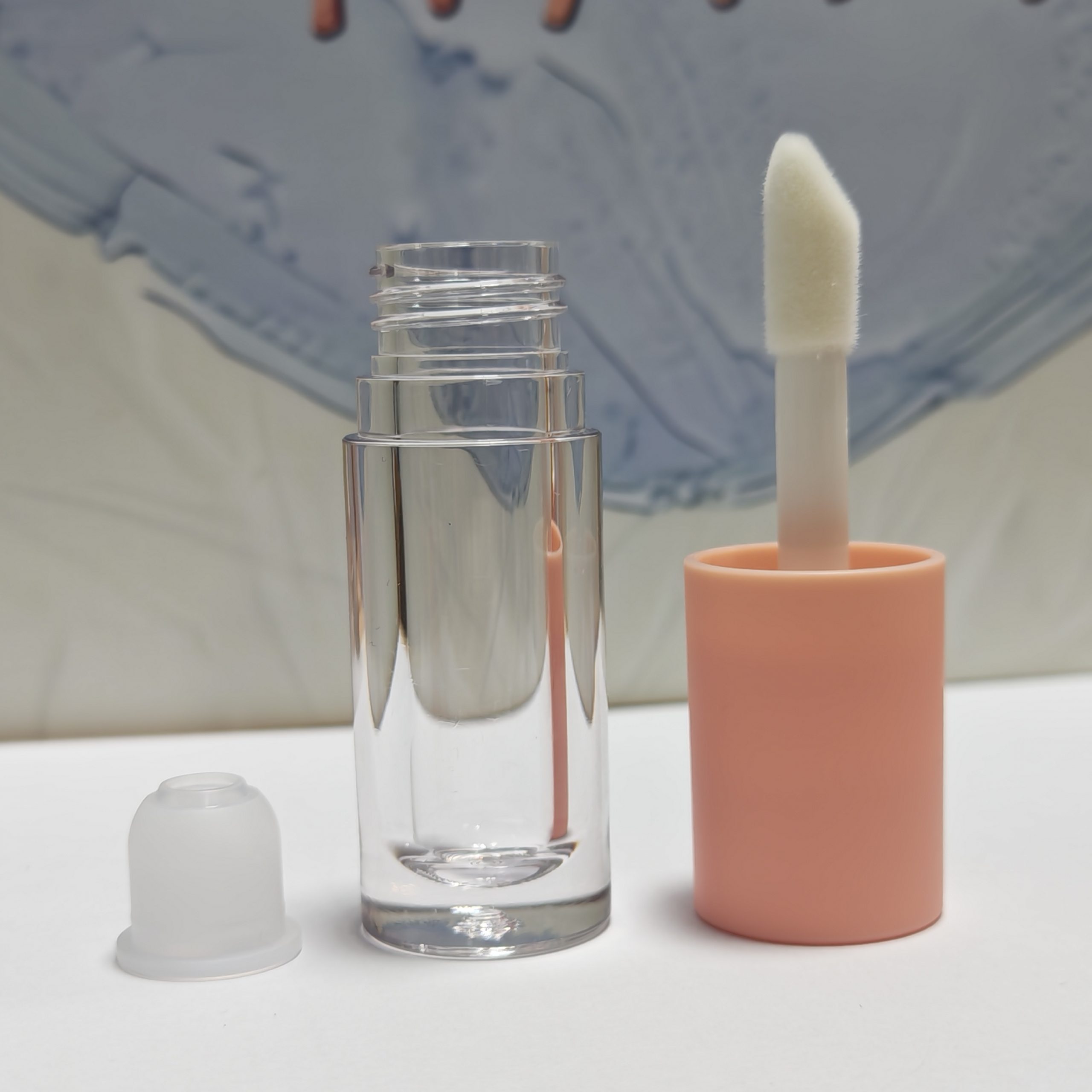 062# 5ml-6ml-Plastic lip gloss tube-A short and plump bottle - 图片 12