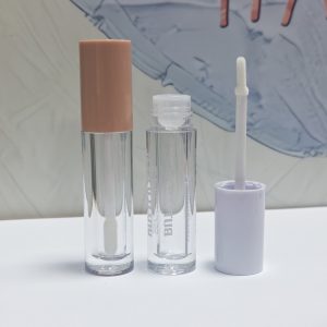 115B# 4ML -5ML-Plastic lip gloss tube -Inner hole - arc bottom