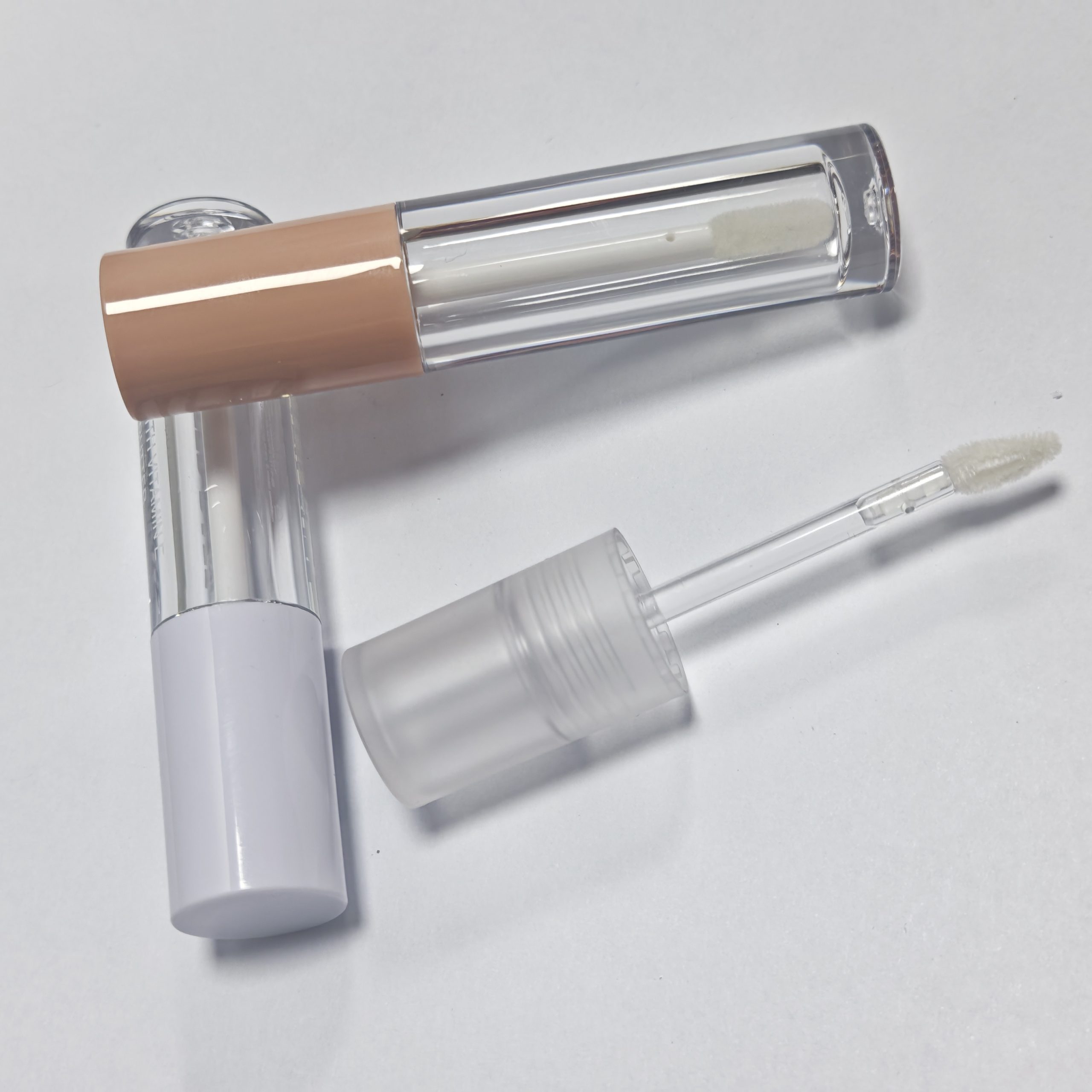 115B# 4ML -5ML-Plastic lip gloss tube -Inner hole - arc bottom - 图片 6
