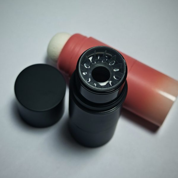 135#- Plastic double-headed Blush stick - Highlighter Contouring stick with powder puff - Brush - 图片 5