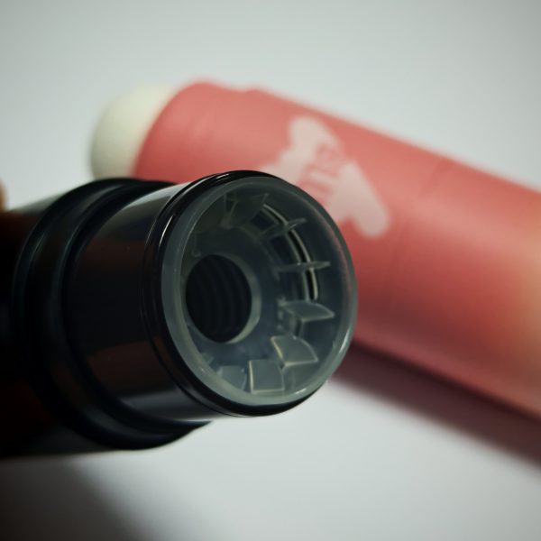 135#- Plastic double-headed Blush stick - Highlighter Contouring stick with powder puff - Brush - 图片 4