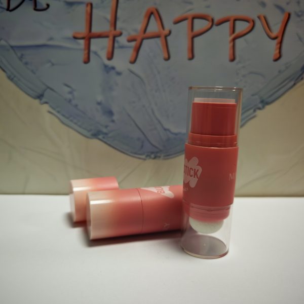 135#- Plastic double-headed Blush stick - Highlighter Contouring stick with powder puff - Brush - 图片 11