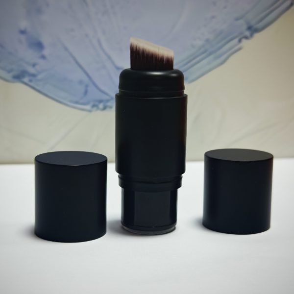 135#- Plastic double-headed Blush stick - Highlighter Contouring stick with powder puff - Brush - 图片 7