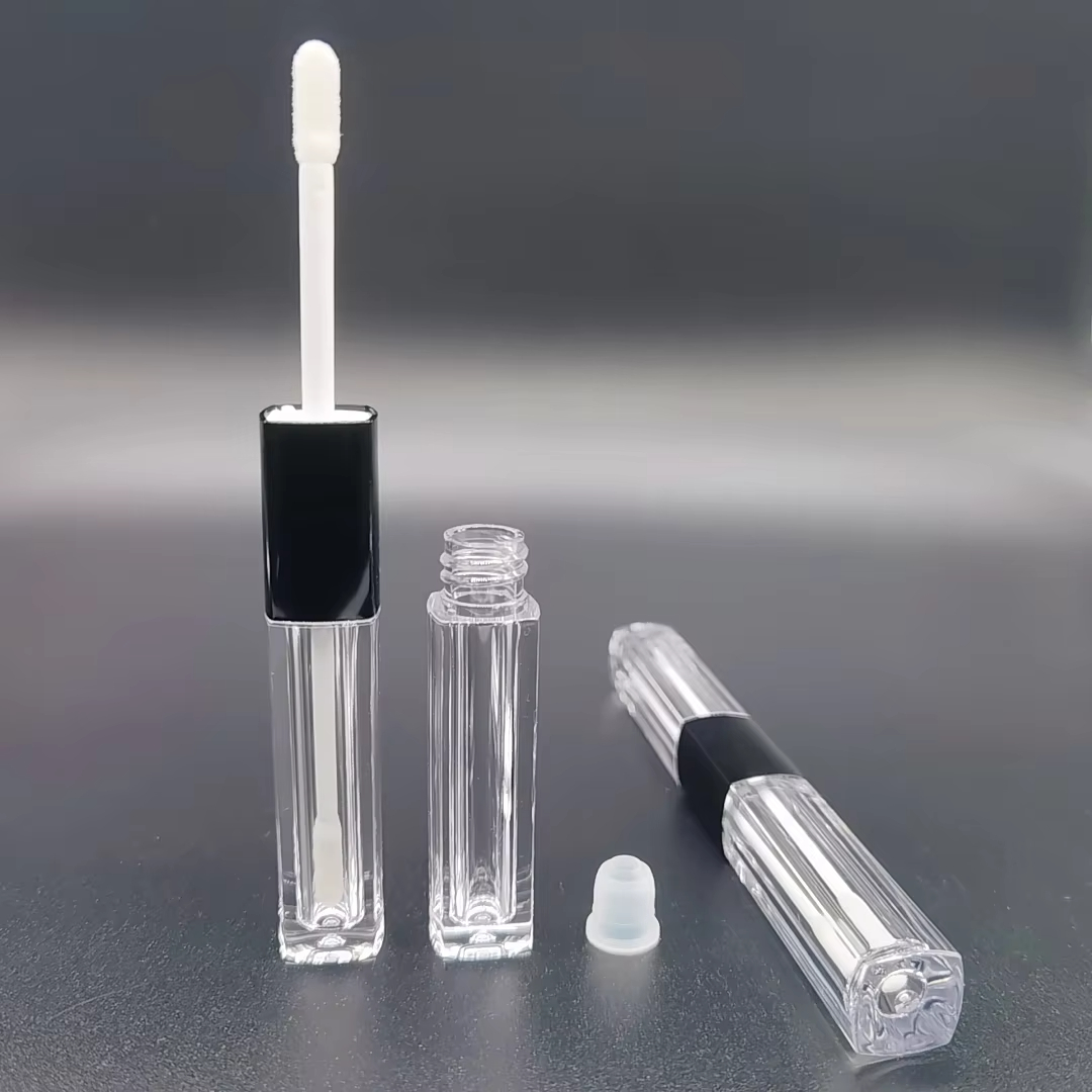 136# plastic square double-ended lip gloss tube, 2.5ml*2 - 图片 6