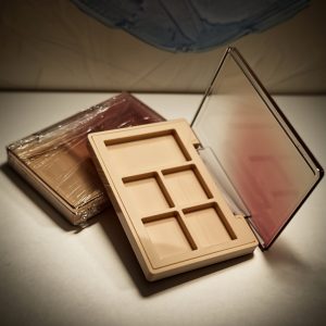 188#-Five colors-Plastic-Powder Case -Compact powder box - Blush palette-eye shadow - highlights