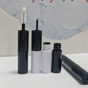 116# plastic slender round double-headed mascara tube