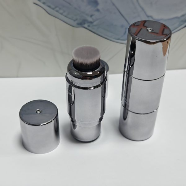 135A#- Plastic double-headed Blush stick - Highlighter Contouring stick with powder puff - Brush - 图片 6