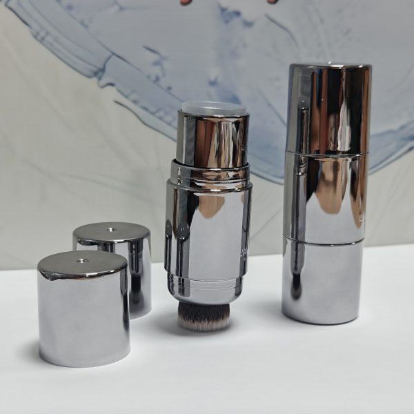 135A#- Plastic double-headed Blush stick - Highlighter Contouring stick with powder puff - Brush - 图片 7