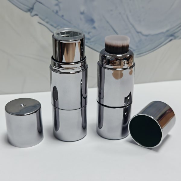 135A#- Plastic double-headed Blush stick - Highlighter Contouring stick with powder puff - Brush - 图片 9