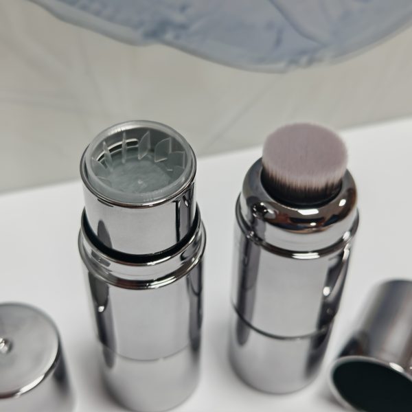 135A#- Plastic double-headed Blush stick - Highlighter Contouring stick with powder puff - Brush - 图片 10