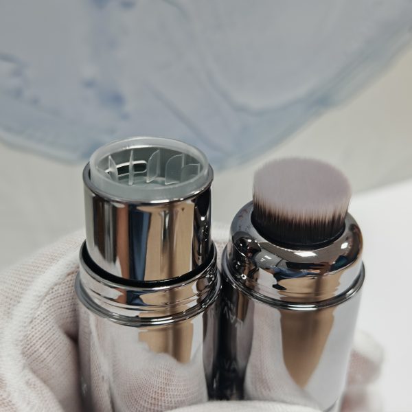 135A#- Plastic double-headed Blush stick - Highlighter Contouring stick with powder puff - Brush - 图片 11