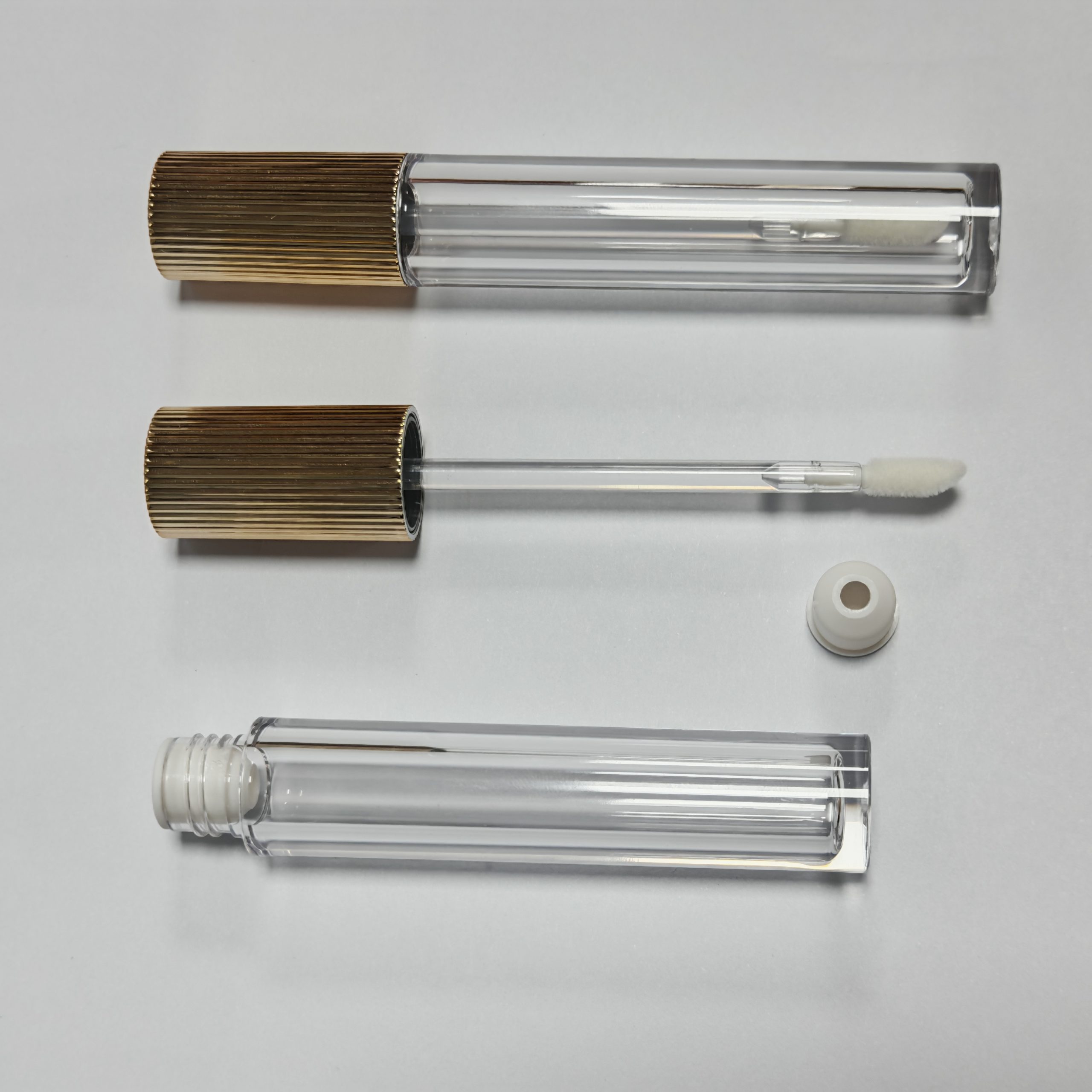 137# 5ML Plastic lip gloss tube-The lid has raised lines around its rim - 图片 7