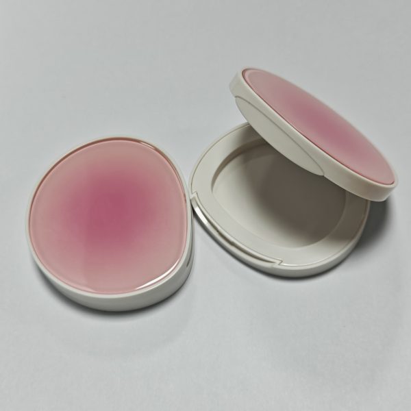 161#-Plastic Customized logo Powder Case -Compact powder box - Blush palette-eye shadow - highlights - 图片 5