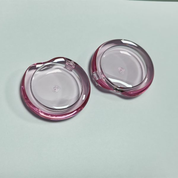 162#-Plastic Transparent box-Customized logo Powder Case -Compact powder box - Blush palette-eye shadow - highlights - 图片 7
