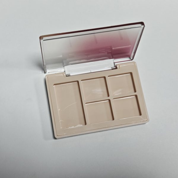 188#-Five colors-Plastic-Powder Case -Compact powder box - Blush palette-eye shadow - highlights - 图片 12