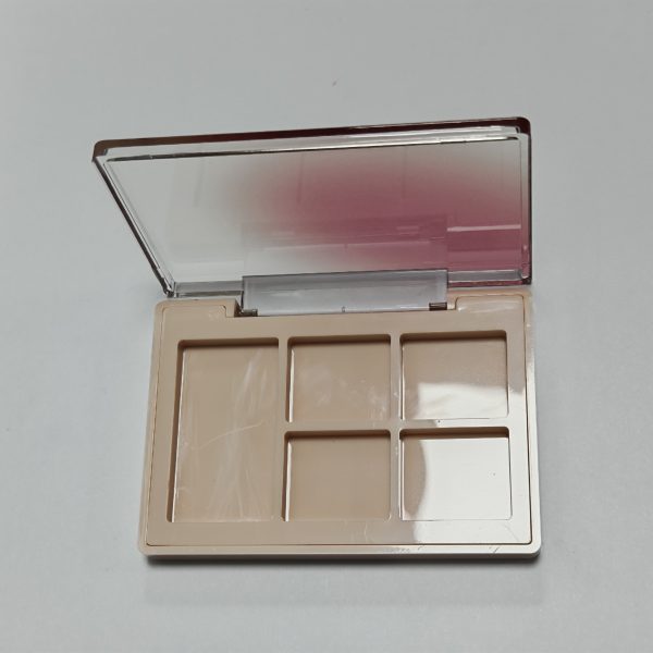 188#-Five colors-Plastic-Powder Case -Compact powder box - Blush palette-eye shadow - highlights - 图片 13