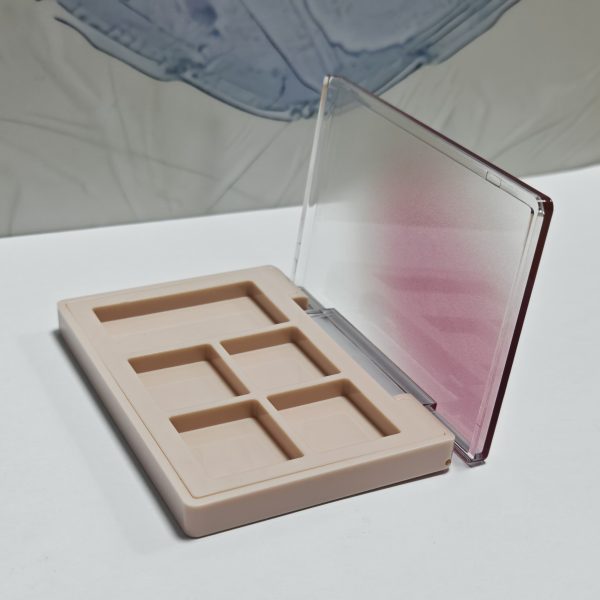 188#-Five colors-Plastic-Powder Case -Compact powder box - Blush palette-eye shadow - highlights - 图片 14