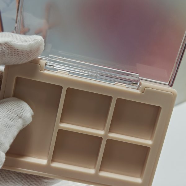 188#-Five colors-Plastic-Powder Case -Compact powder box - Blush palette-eye shadow - highlights - 图片 16