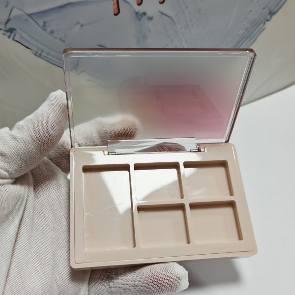 188#-Five colors-Plastic-Powder Case -Compact powder box - Blush palette-eye shadow - highlights - 图片 7