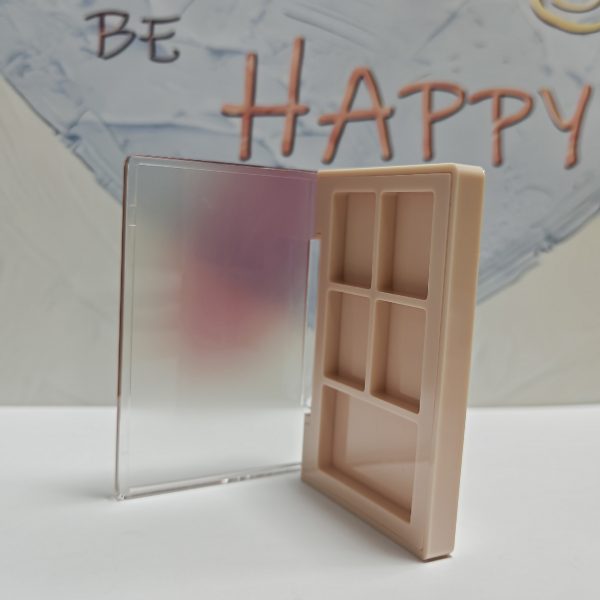 188#-Five colors-Plastic-Powder Case -Compact powder box - Blush palette-eye shadow - highlights - 图片 9