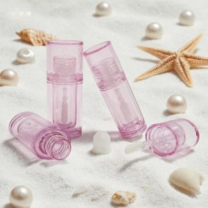 195B# 2ML Plastic lip gloss tube-Flat Cap