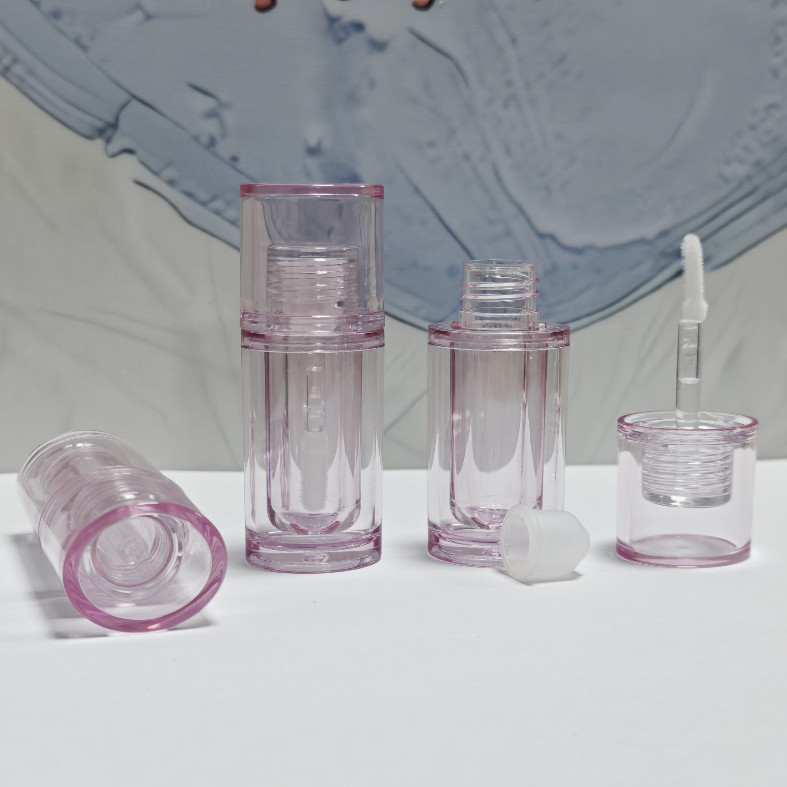 195B# 2ML Plastic lip gloss tube-Flat Cap - 图片 2