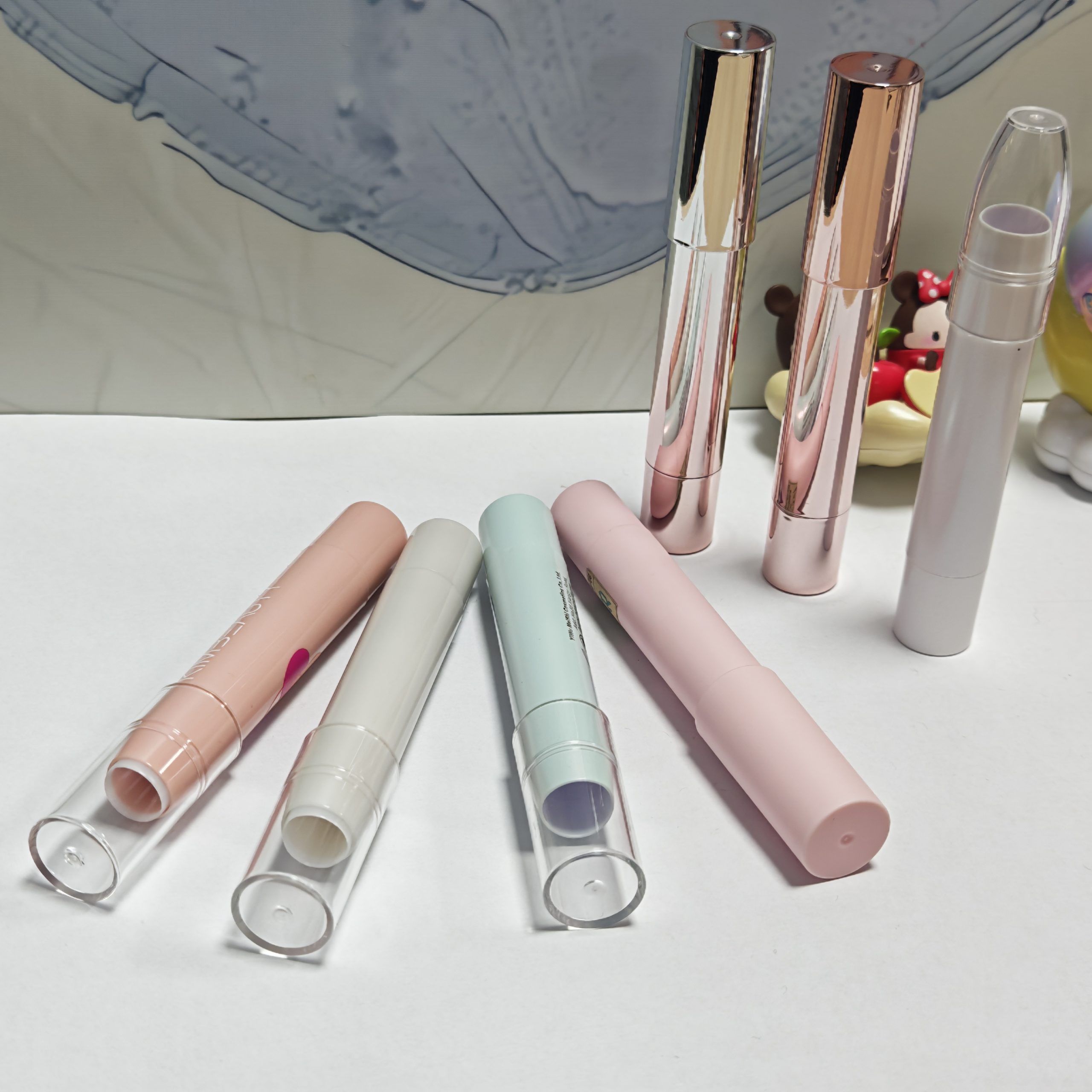 1307#- Plastic Lipstick-Lip balm tube-Crayon tube - 图片 7