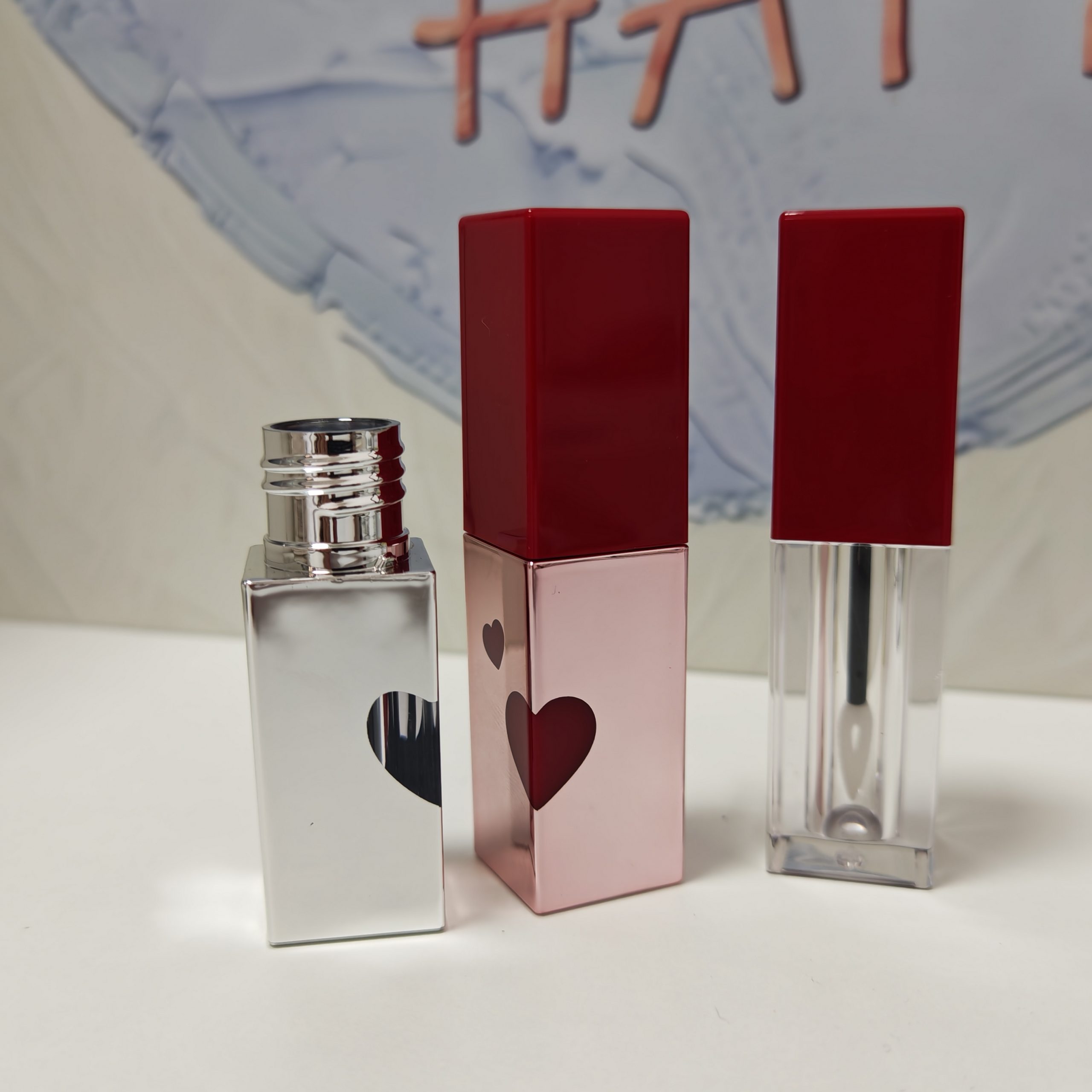 211# 4-4.5ML Square Plastic Concealer tube-lip gloss tube - 图片 11