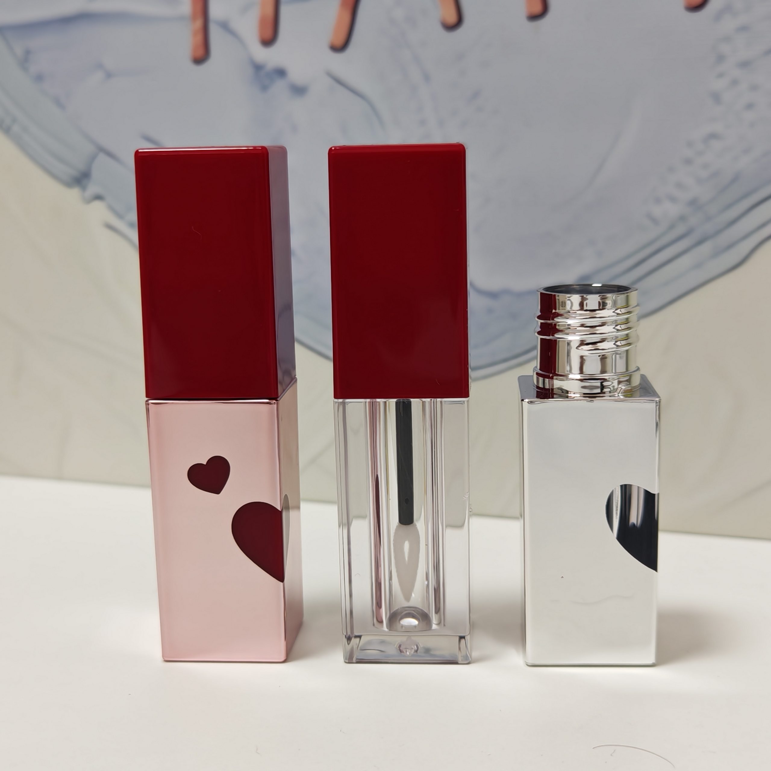 211# 4-4.5ML Square Plastic Concealer tube-lip gloss tube - 图片 12