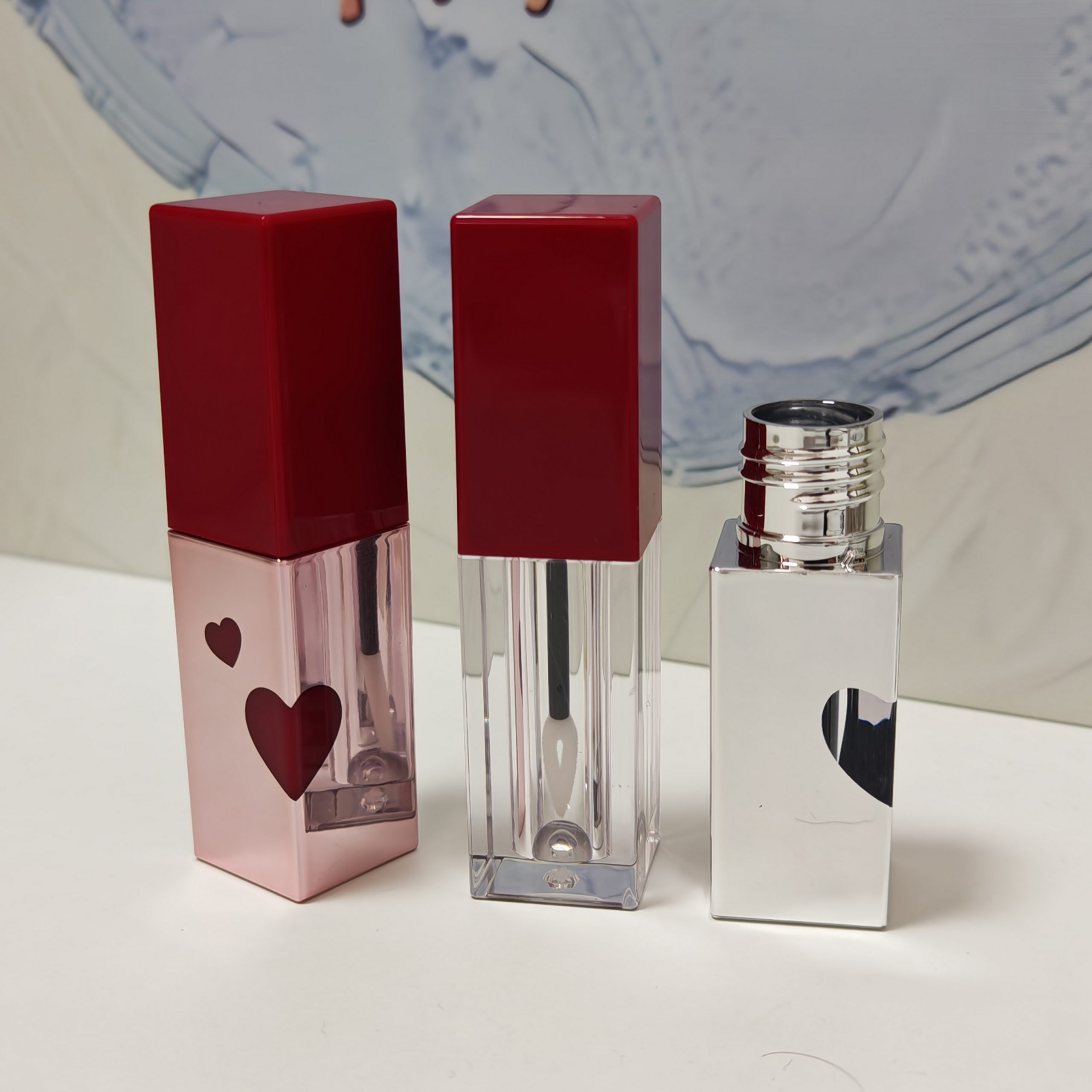 211# 4-4.5ML Square Plastic Concealer tube-lip gloss tube - 图片 13