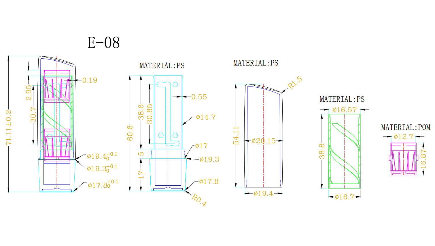 077#- Low-priced lip balm - children's lip balm tube-Plastic Lipstick tube - 图片 10