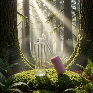 7028# 2.5-2.7ML-Plastic Lip gloss tube-Curved bottle - Lipstick tube with irregular shape for shaping - Customized logo - Lipstick