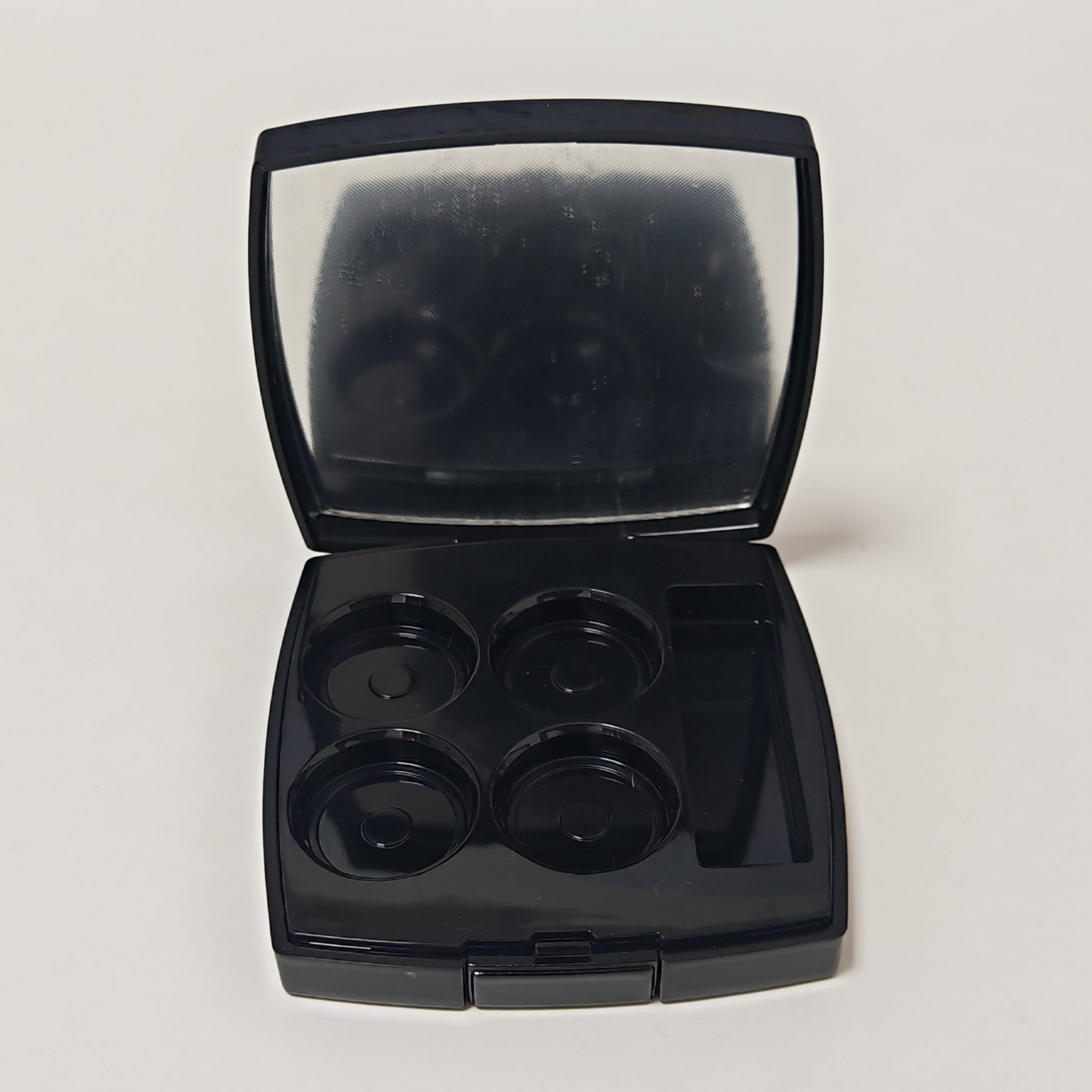 7033# - Powder Loose Powder Case With mirror- 4 holes - Multi-color Compact Powder Container - Blush Palette - Eyeshadow Palette - Accent Color Palette with Brush - 图片 4