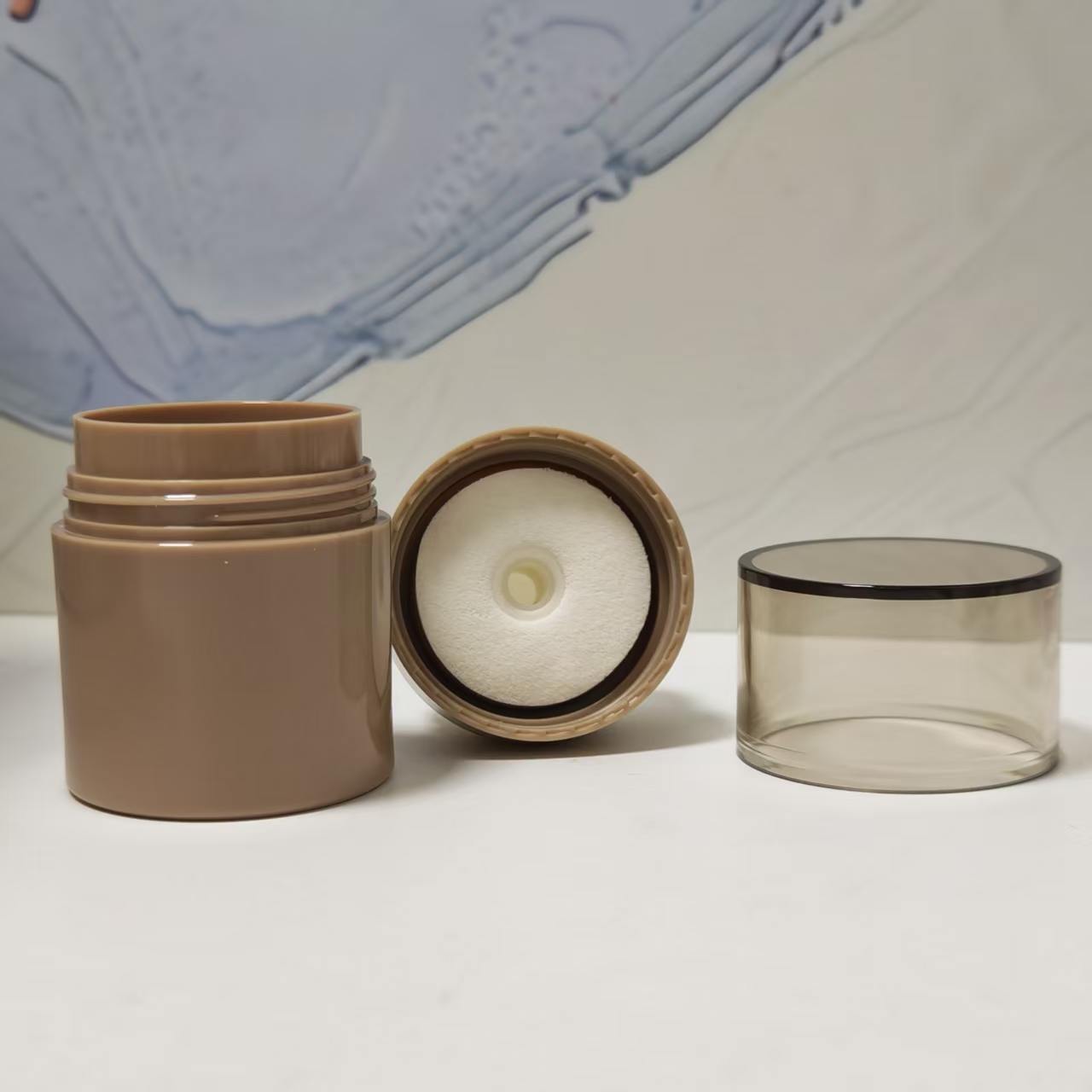 225# - 6g powder bottle - Hair volumizing powder powder dispenser powder container with soft fluffy powder puff - 图片 4
